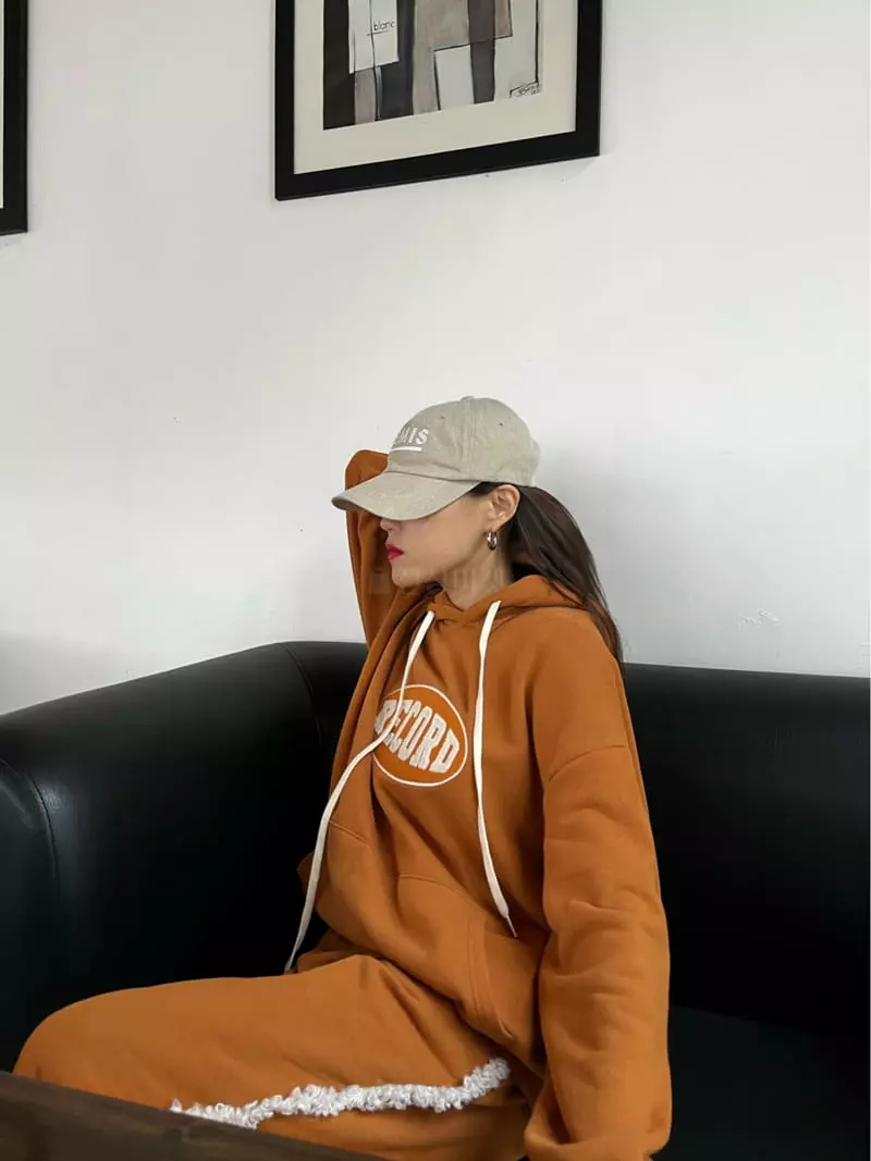 Flipar - Korean Women Fashion - #womensfashion - Recoad Fleece Sweatshirt Hoody - 12