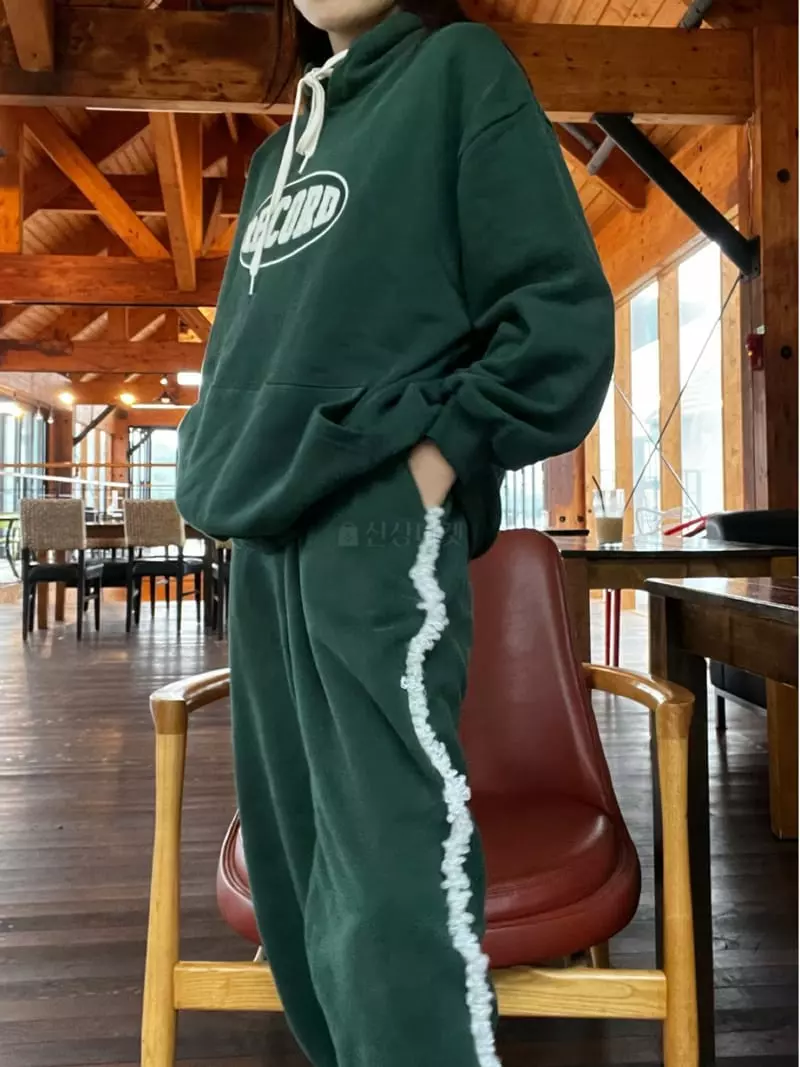 Flipar - Korean Women Fashion - #momslook - Recoad Fleece Sweatshirt Hoody - 4