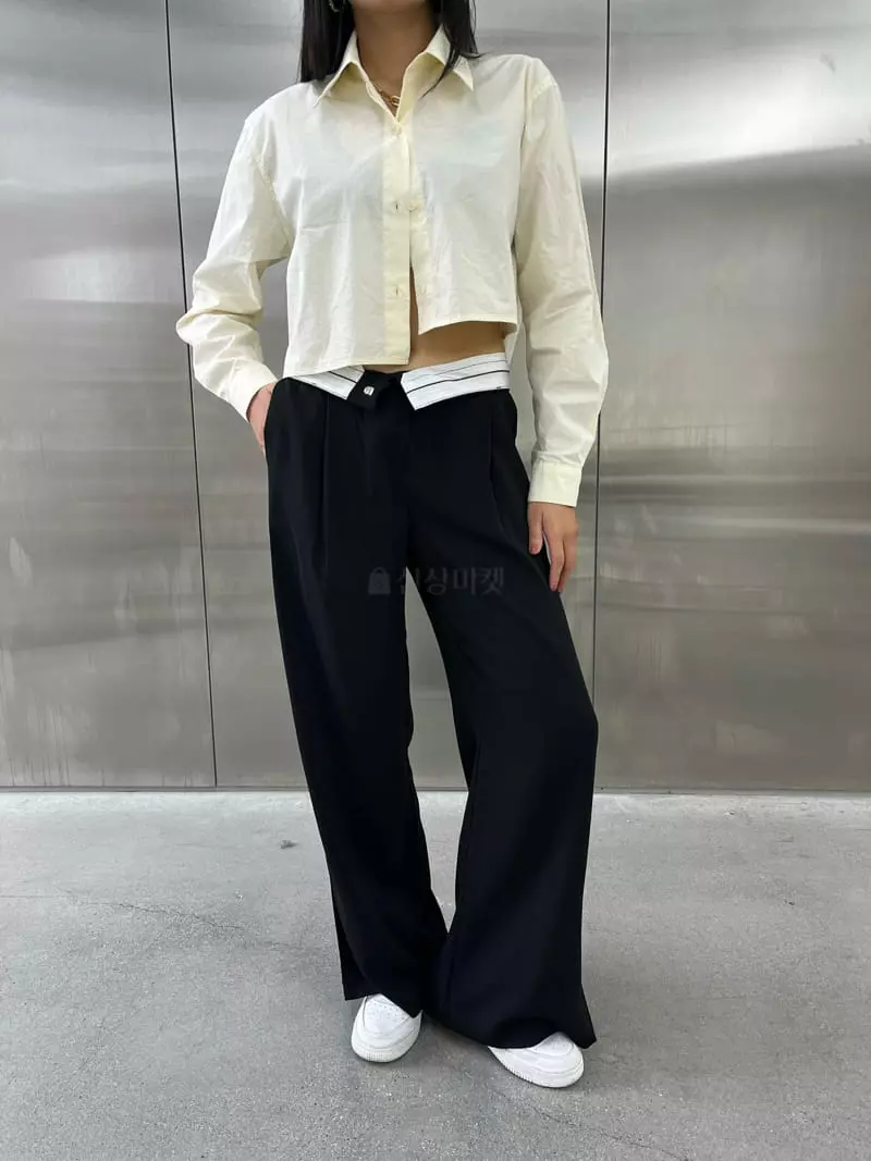 Flipar - Korean Women Fashion - #womensfashion - Crop Shirt - 8