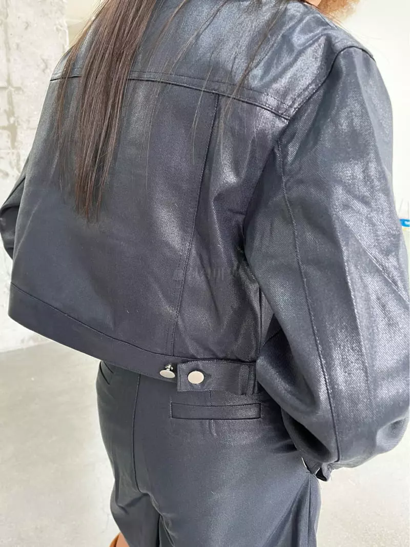 Flipar - Korean Women Fashion - #womensfashion - Coatting Crop Jacket - 7