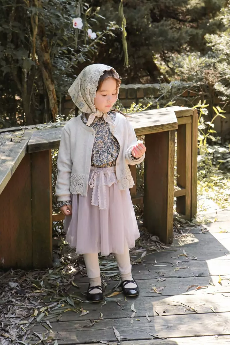 Flo - Korean Children Fashion - #minifashionista - Frill Mesh Skirt Leggings - 7