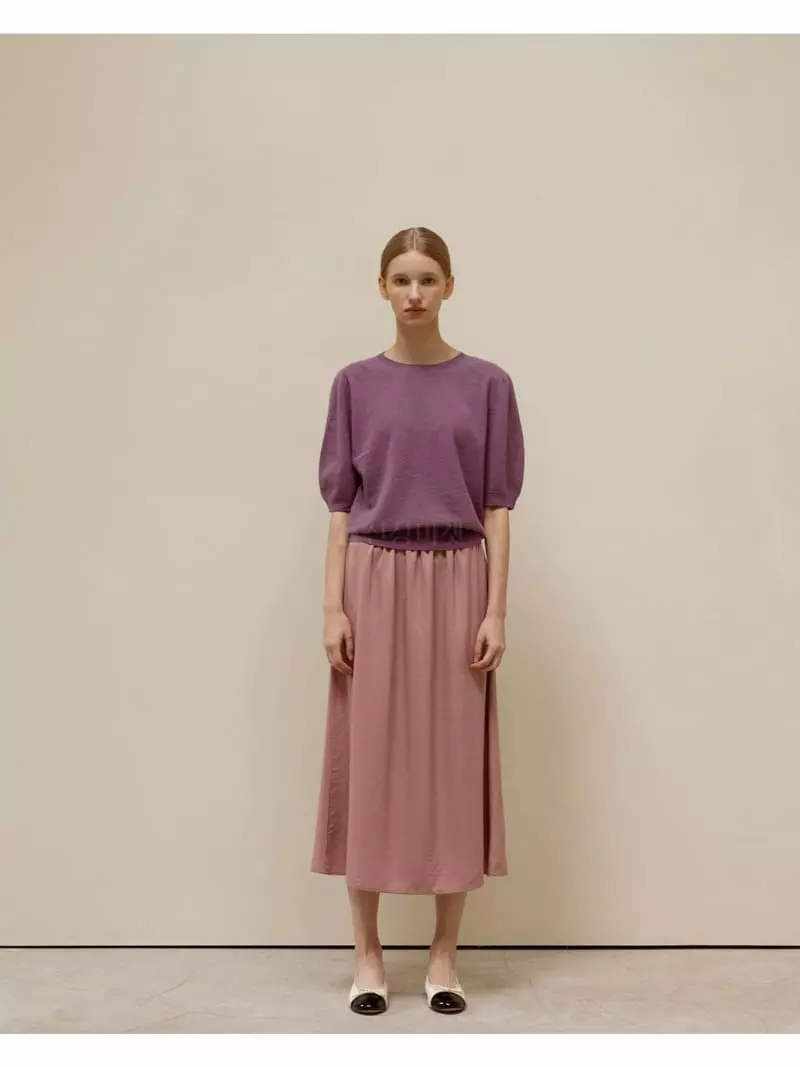 Floaty - Korean Women Fashion - #momslook - Whole Gament Cully Knit Tee - 2