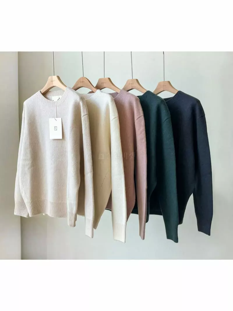 Floaty - Korean Women Fashion - #momslook - Whole Gament Rano R Knit Tee - 10