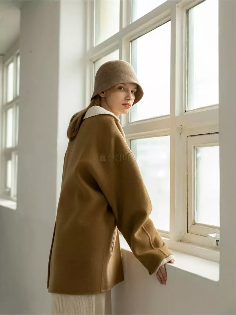 Floaty - Korean Women Fashion - #momslook - Off Half Coat - 12
