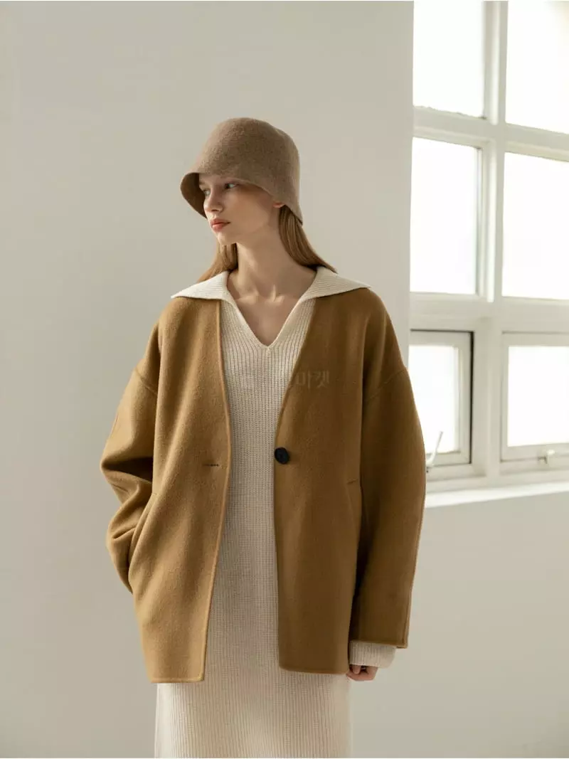 Floaty - Korean Women Fashion - #momslook - Off Half Coat - 8