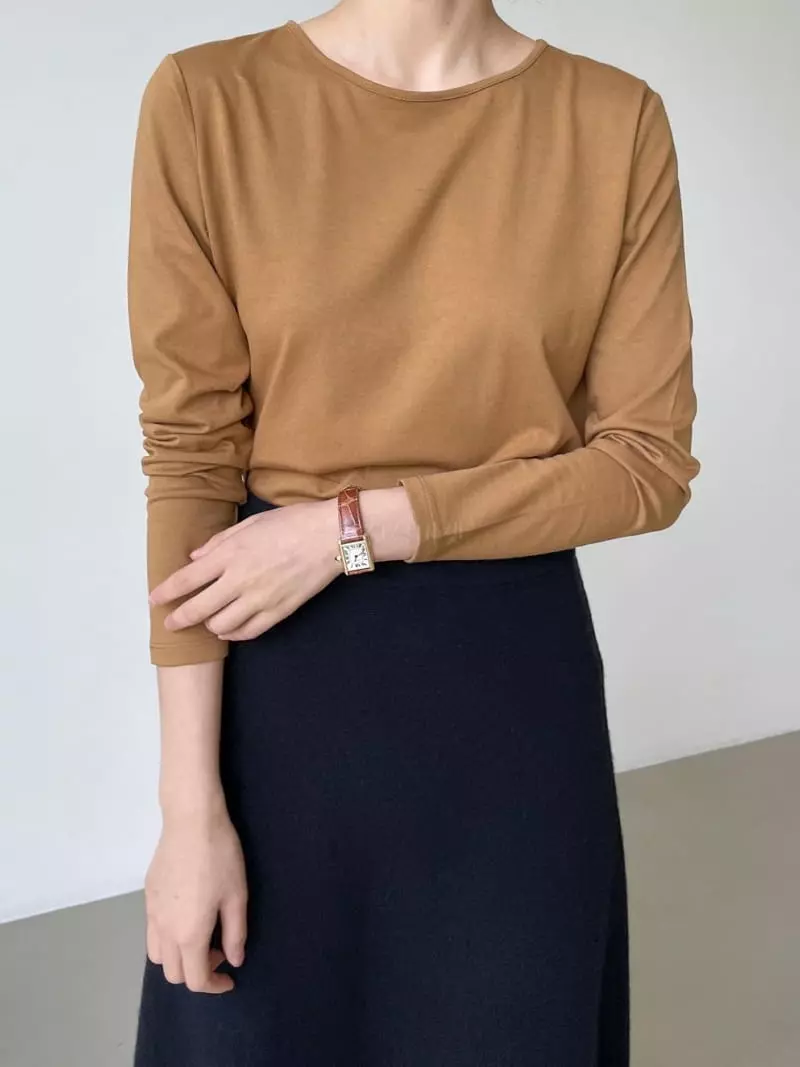 Floaty - Korean Women Fashion - #momslook - Base Tee - 11