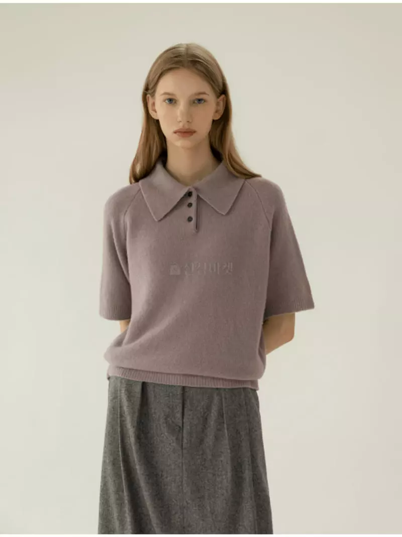 Floaty - Korean Women Fashion - #womensfashion - Bacster Collar Tee - 4