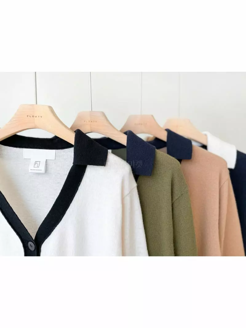 Floaty - Korean Women Fashion - #momslook - Mood Collar Cardigan - 9