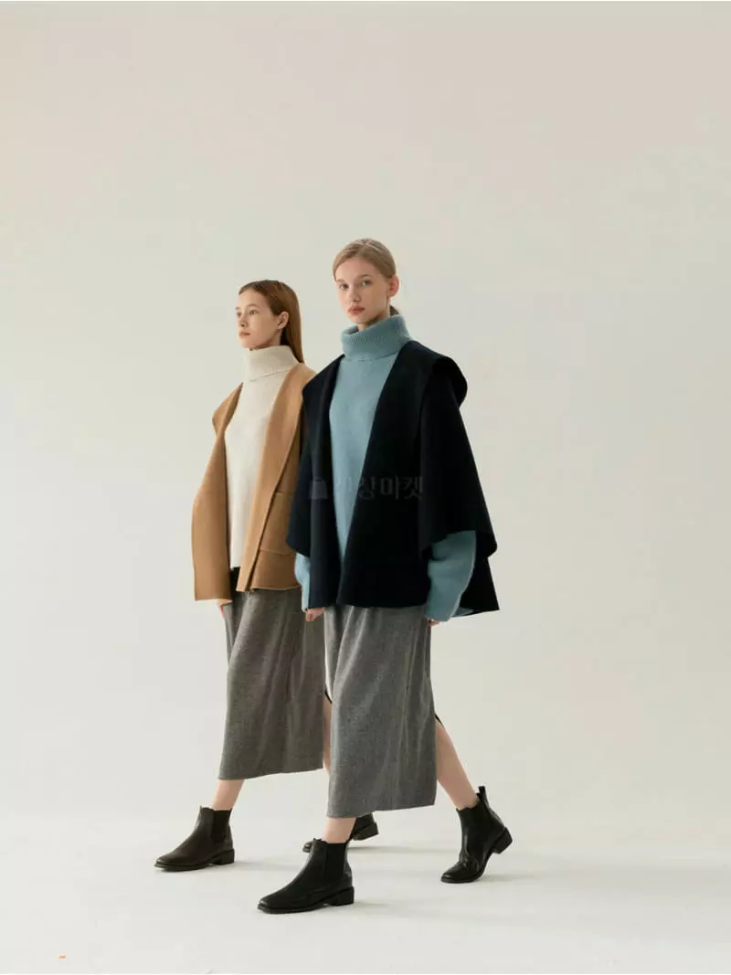 Floaty - Korean Women Fashion - #pursuepretty - Hoody Cape Coat