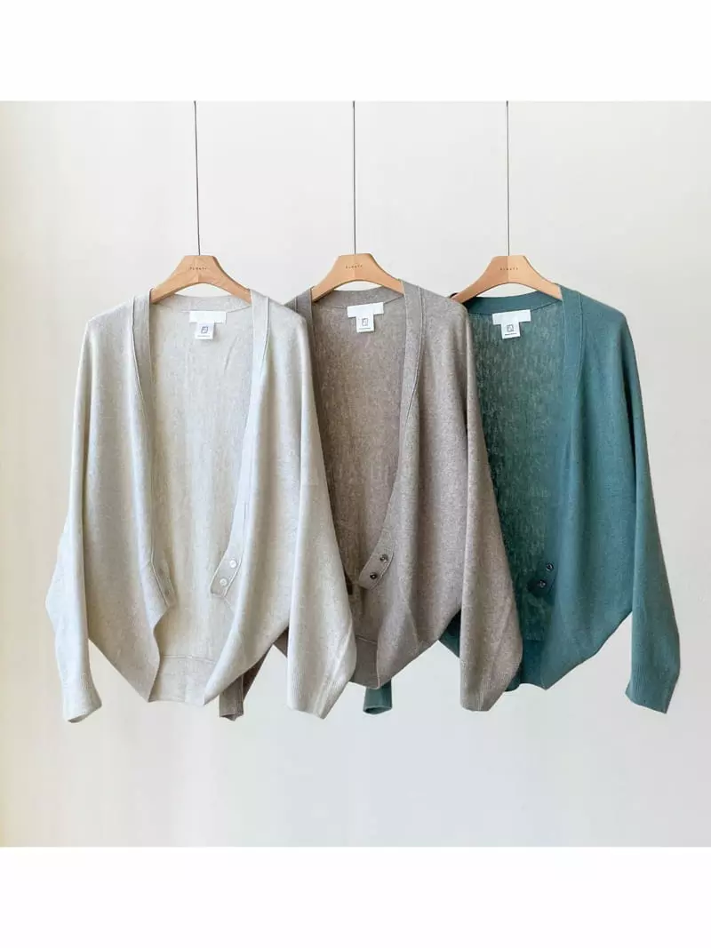 Floaty - Korean Women Fashion - #shopsmall - Whole Gament Racoon Cardigan - 8