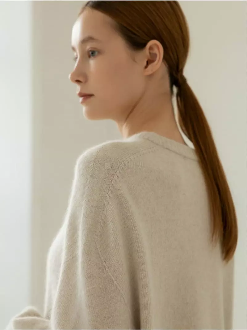 Floaty - Korean Women Fashion - #shopsmall - Whole Gament Racoon Max R Knit Tee - 6