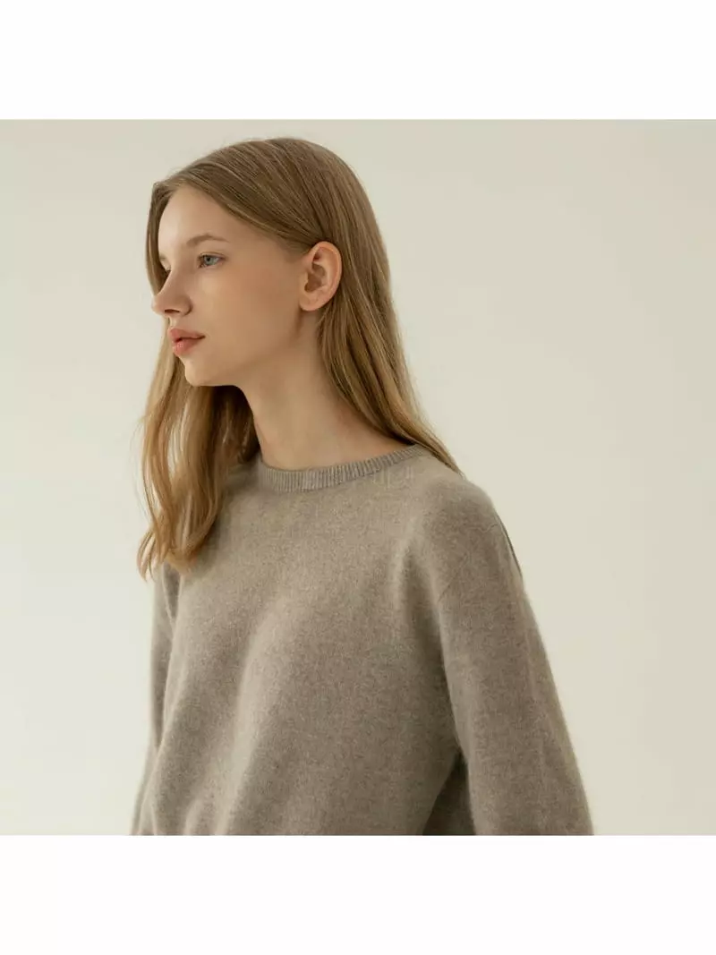 Floaty - Korean Women Fashion - #vintageinspired - Whole Gament Racoon Mira Knit Tee - 2