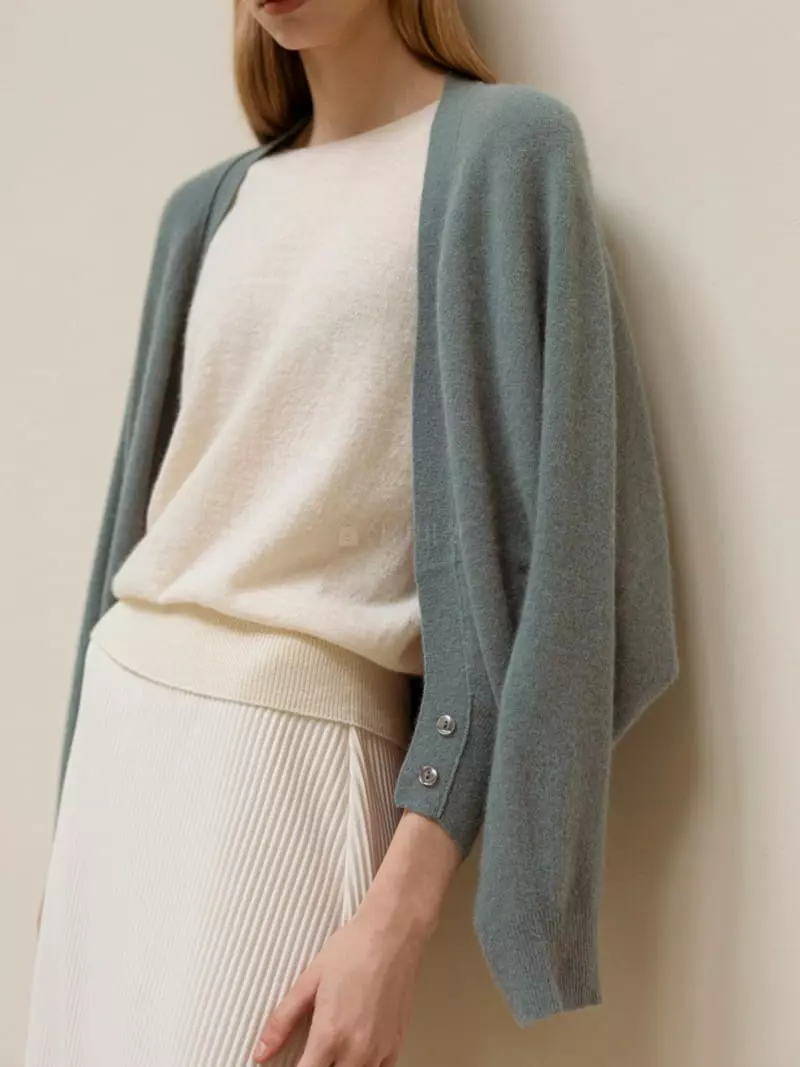 Floaty - Korean Women Fashion - #vintageinspired - Whole Gament Racoon Cardigan - 4