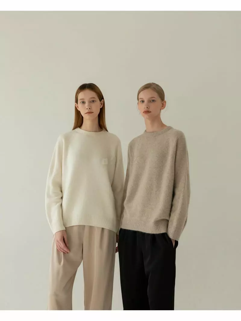 Floaty - Korean Women Fashion - #womensfashion - Whole Gament Plenty Knit Tee - 3