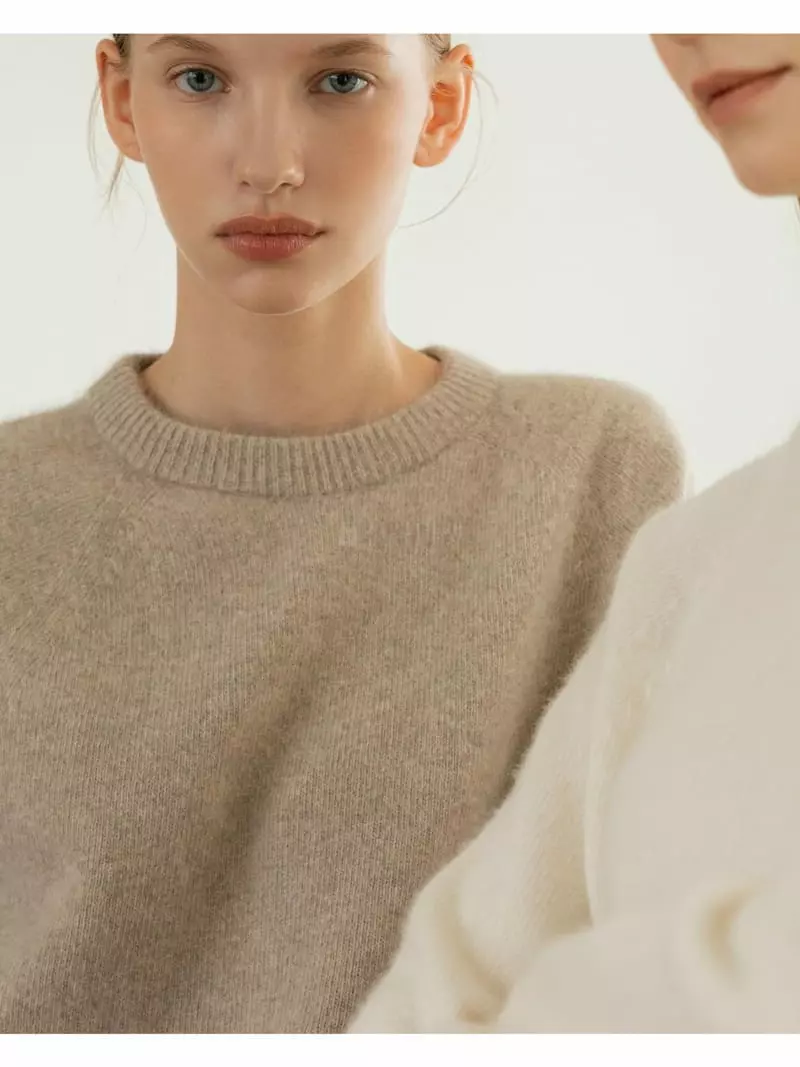 Floaty - Korean Women Fashion - #womensfashion - Whole Gament Plenty Knit Tee - 5