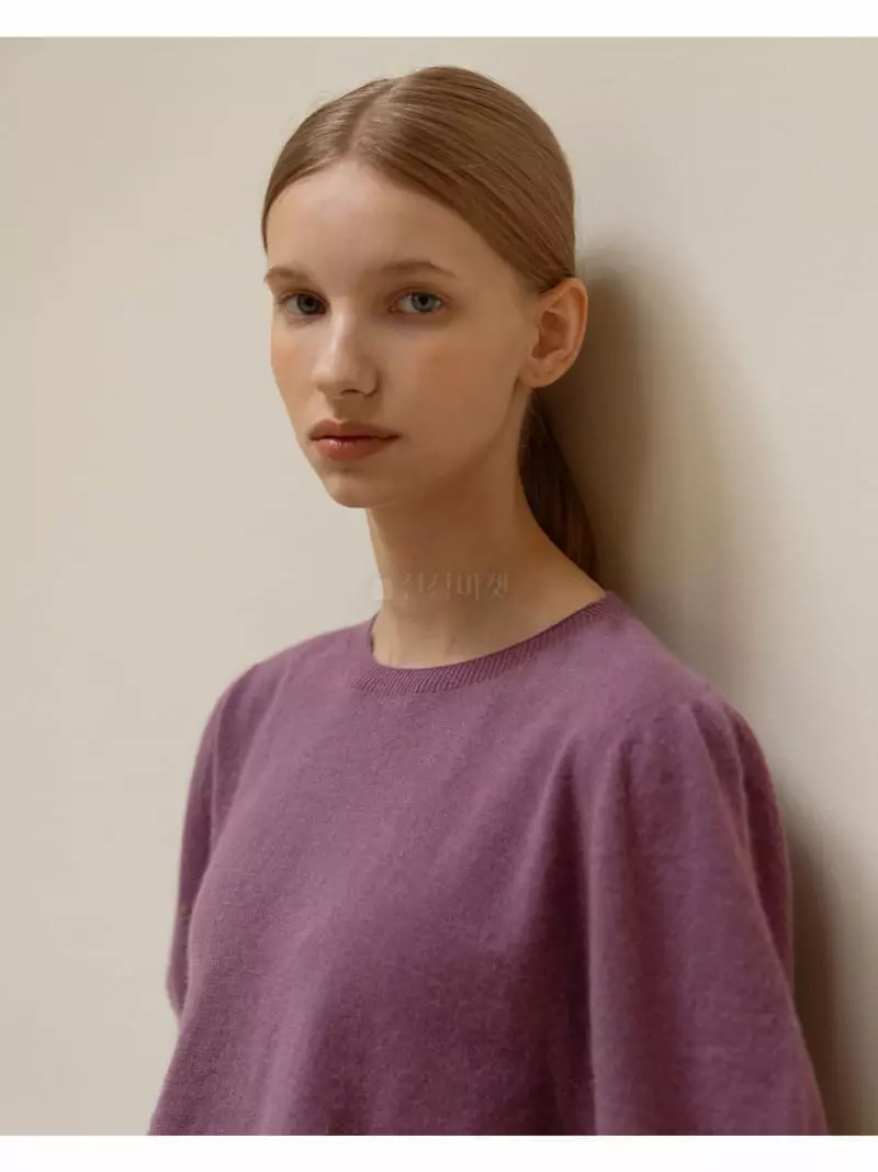 Floaty - Korean Women Fashion - #womensfashion - Whole Gament Cully Knit Tee - 3