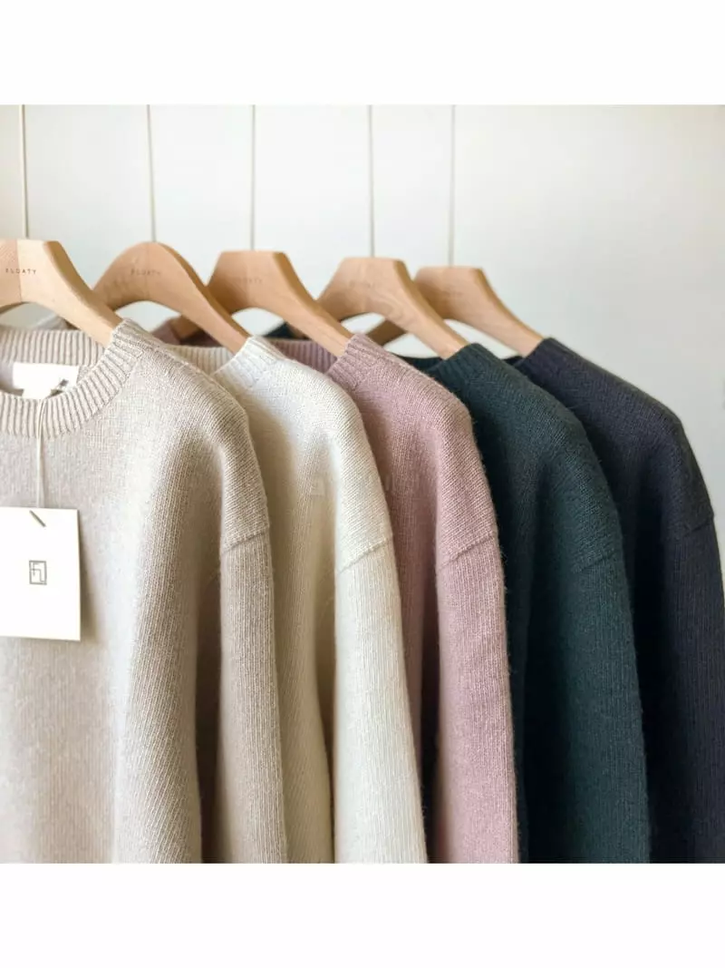 Floaty - Korean Women Fashion - #womensfashion - Whole Gament Rano R Knit Tee - 9