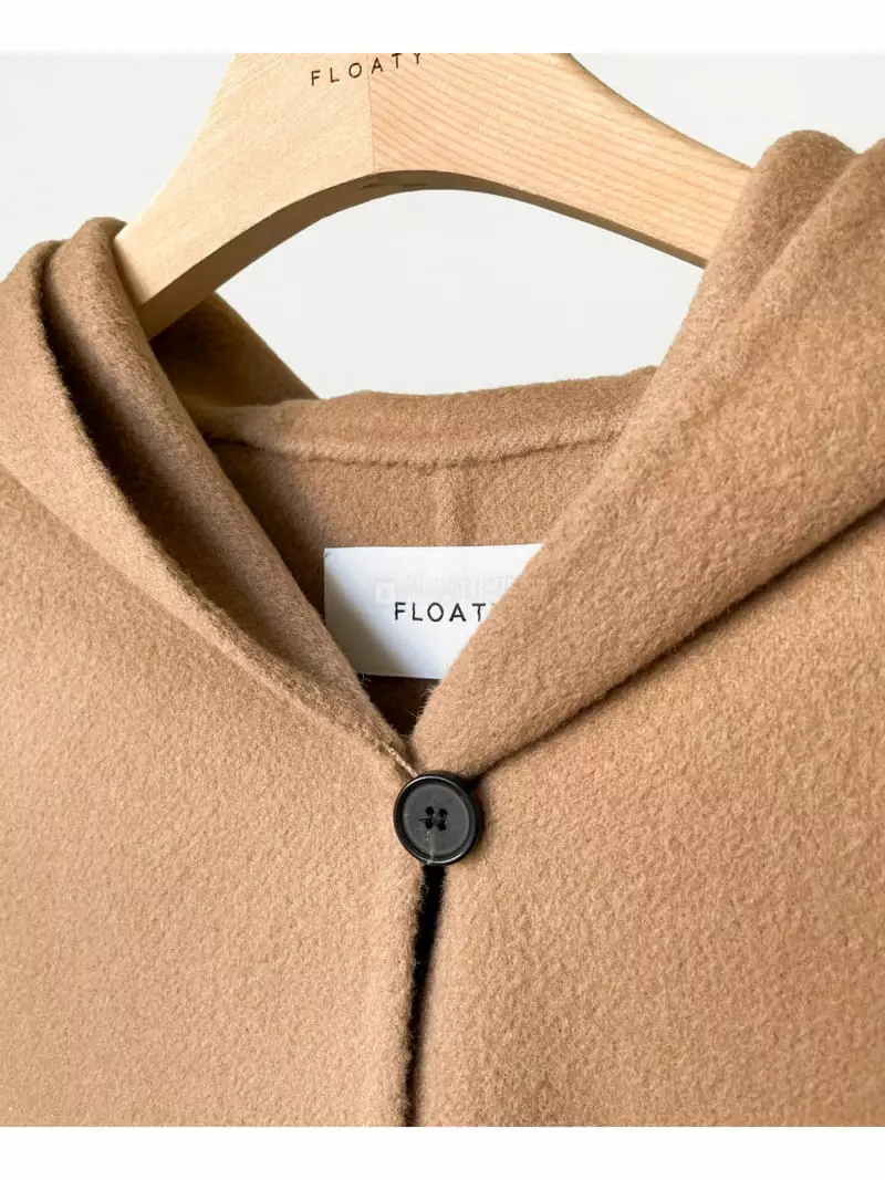Floaty - Korean Women Fashion - #womensfashion - Hoody Cape Coat - 8