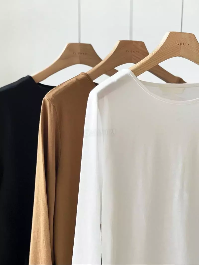 Floaty - Korean Women Fashion - #womensfashion - Base Tee - 12