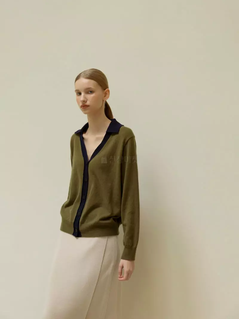 Floaty - Korean Women Fashion - #momslook - Mood Collar Cardigan - 4