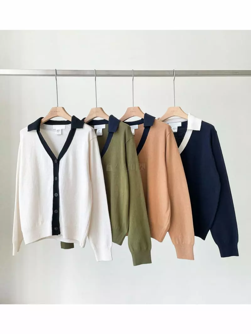 Floaty - Korean Women Fashion - #womensfashion - Mood Collar Cardigan - 8