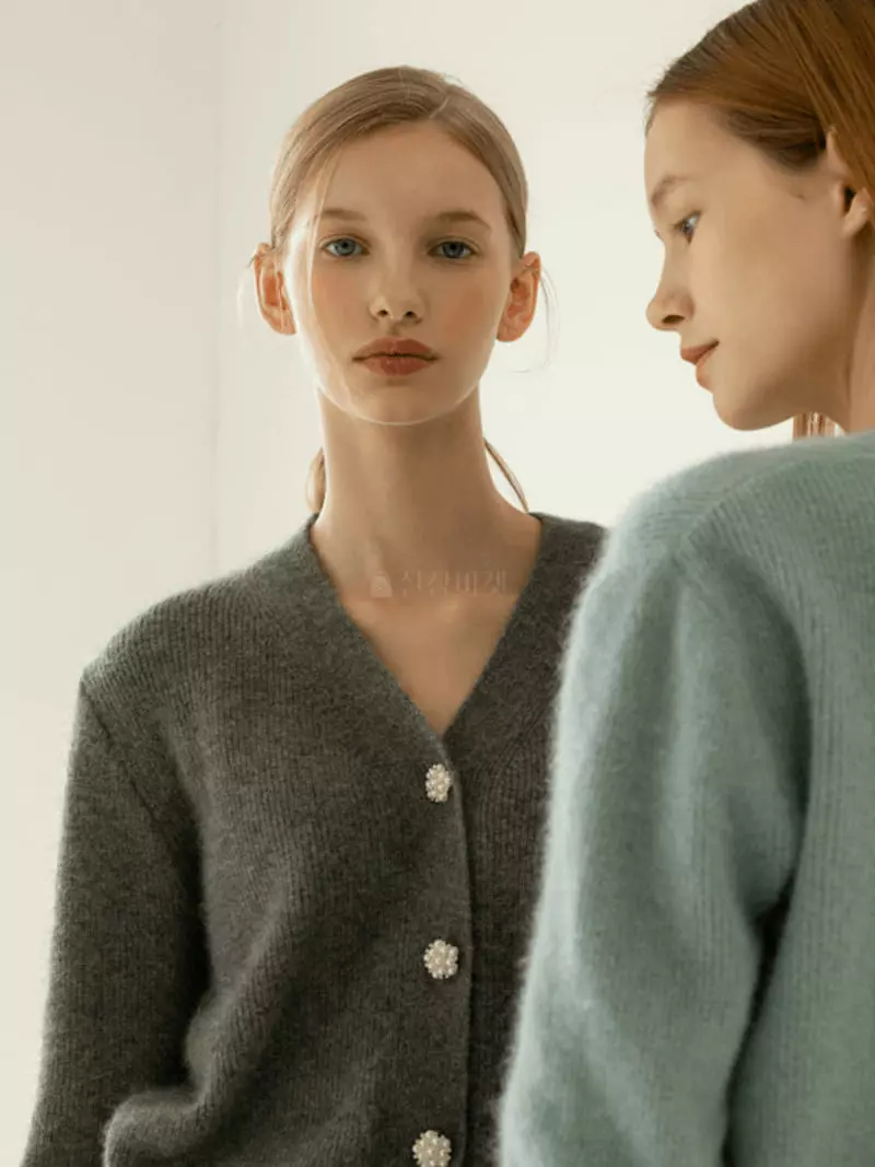 Floaty - Korean Women Fashion - #womensfashion - Racoon Cardigan - 3