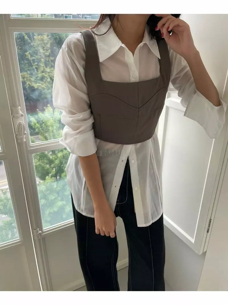 Floor - Korean Women Fashion - #momslook - Bustier Top - 3
