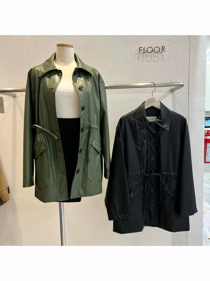 Floor - Korean Women Fashion - #restrostyle - Leja Half Jacket - 3
