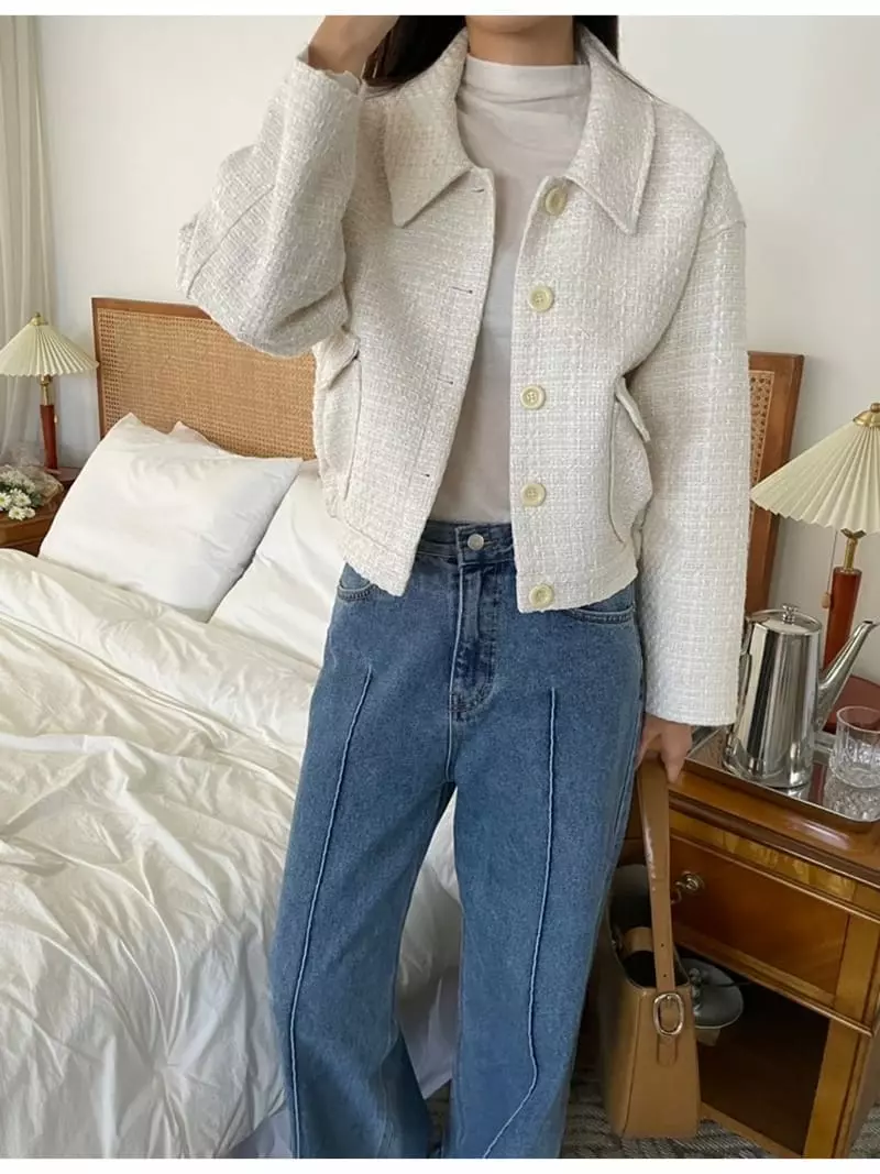 Floor - Korean Women Fashion - #romanticstyle - Mimi Pocket Jacket - 6