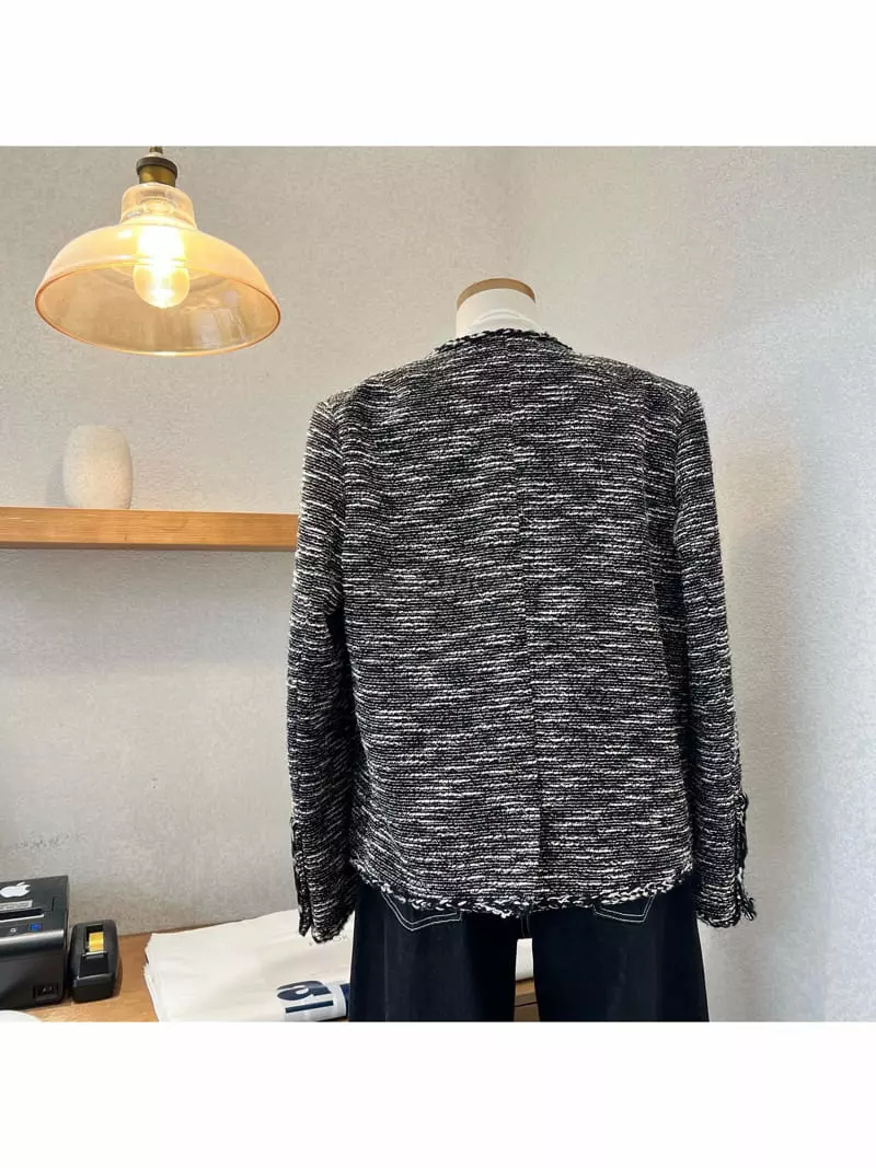 Floor - Korean Women Fashion - #shopsmall - Lang twid Jacket - 4