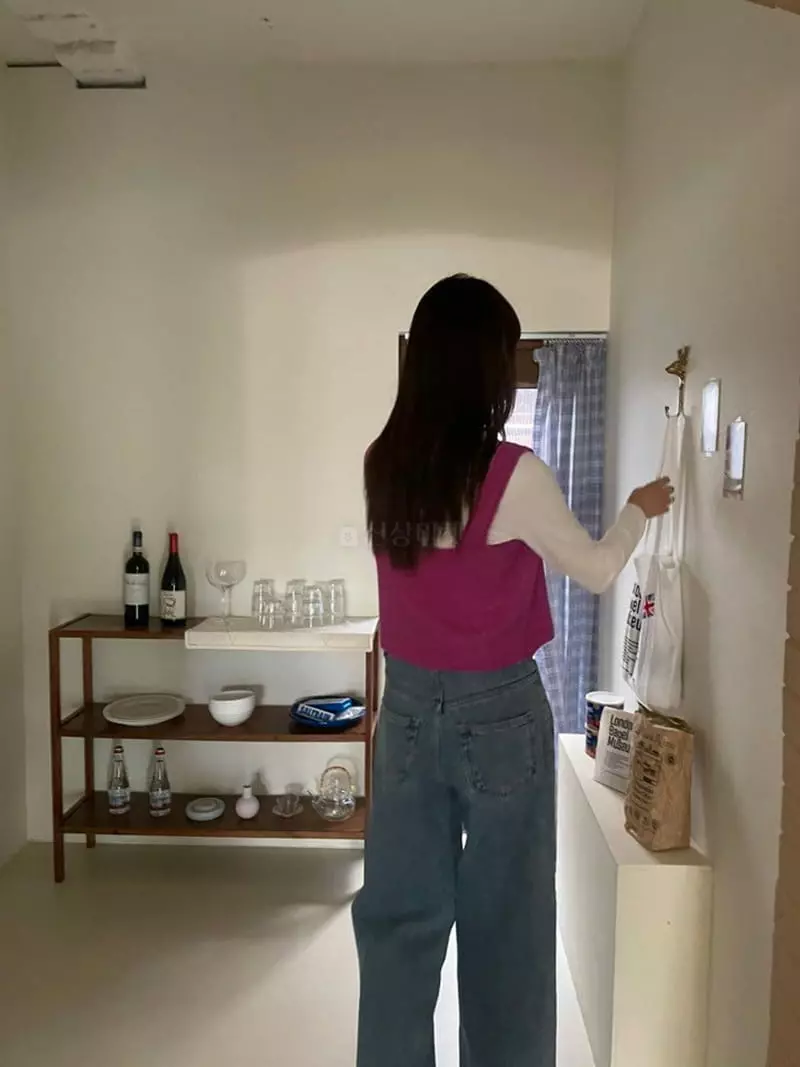 Floor - Korean Women Fashion - #vintageinspired - Bustier Knit Tee - 5