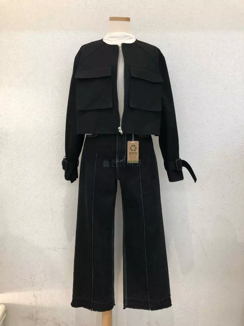 Floor - Korean Women Fashion - #momslook - Cotton Pocket Jumper - 4
