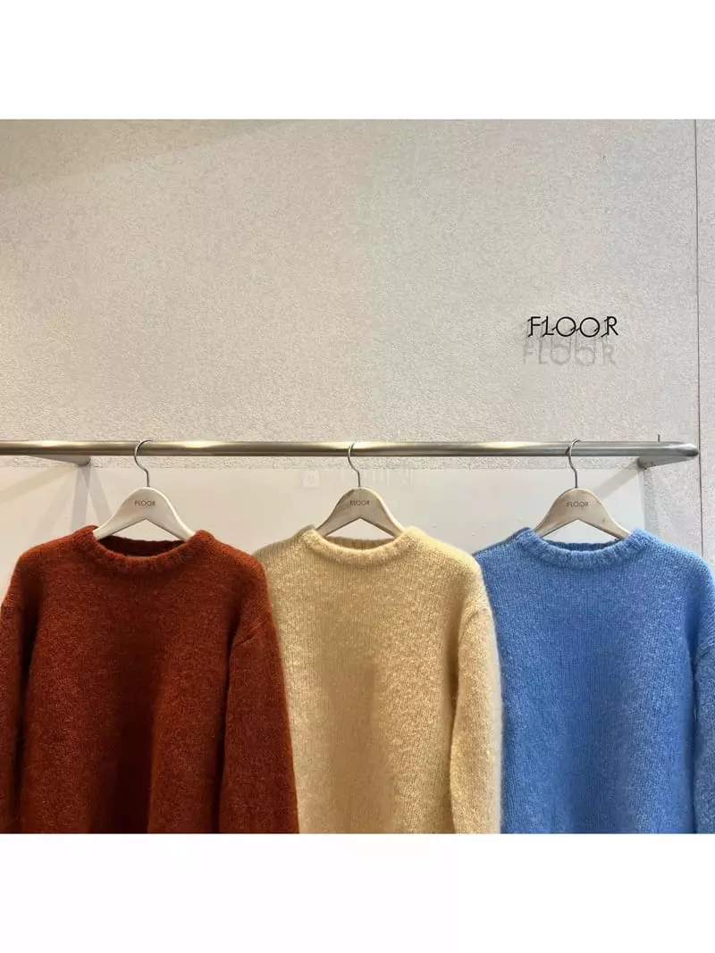 Floor - Korean Women Fashion - #womensfashion - Candy Round Knit Tee