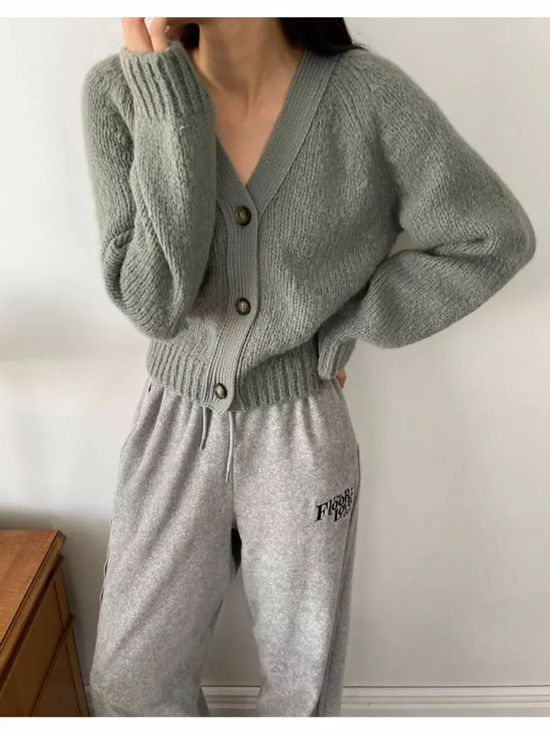 Floor - Korean Women Fashion - #womensfashion - Alpaca Cardigan