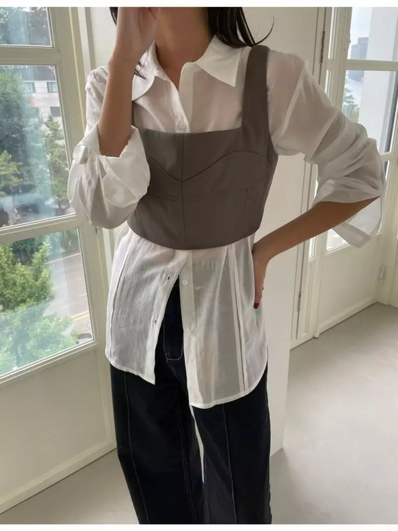 Floor - Korean Women Fashion - #womensfashion - Bustier Top - 5