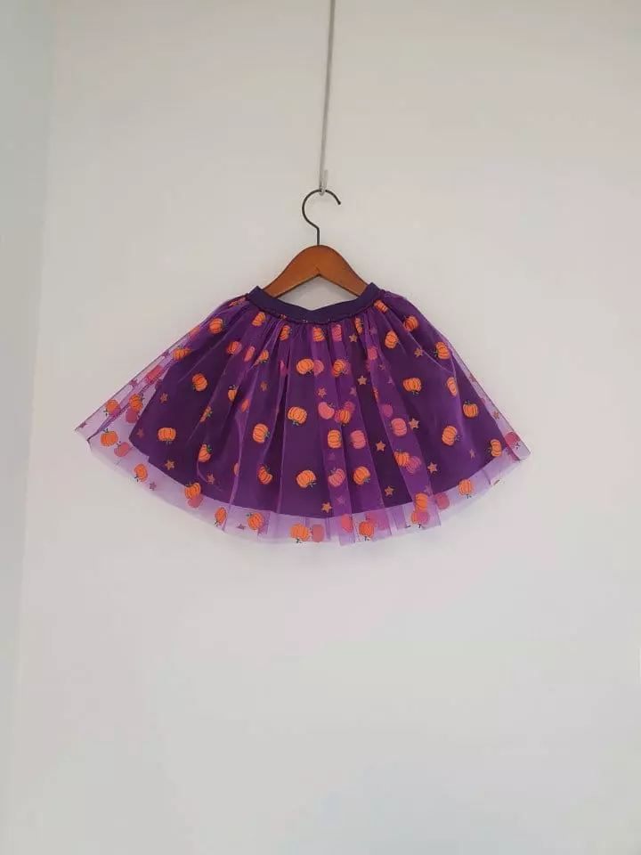 Flower J - Korean Children Fashion - #childrensboutique - Hallooween Skirt