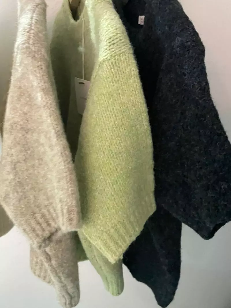Flutter - Korean Women Fashion - #womensfashion - Morison Knit Tee - 4