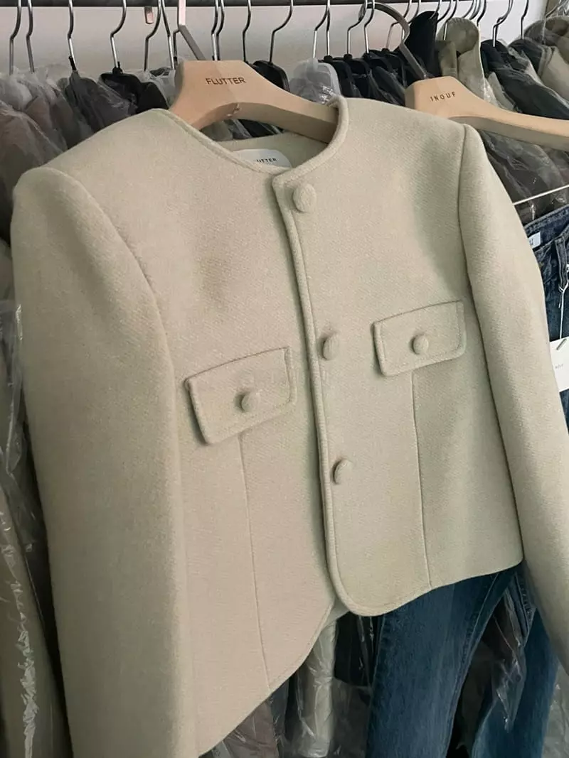 Flutter - Korean Women Fashion - #momslook - Round Jacket - 6