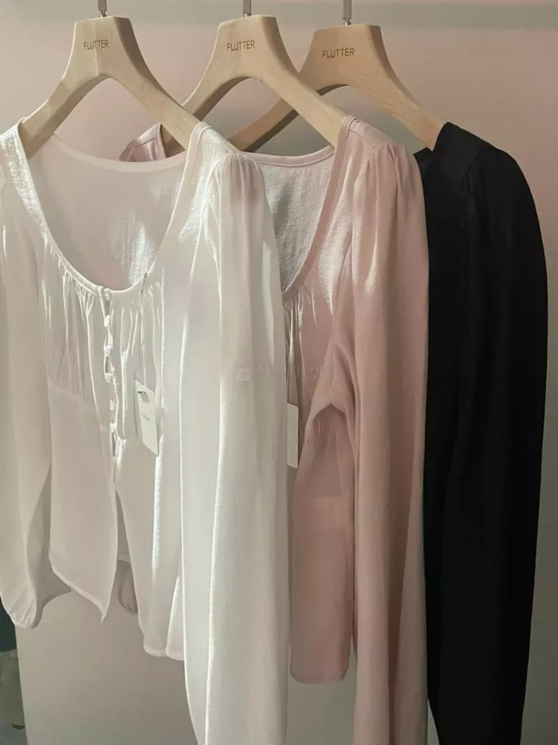 Flutter - Korean Women Fashion - #momslook - Mello Blouse - 5