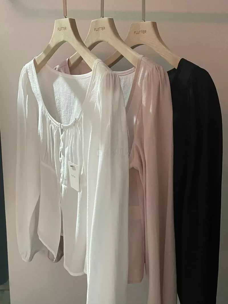 Flutter - Korean Women Fashion - #momslook - Mello Blouse - 7