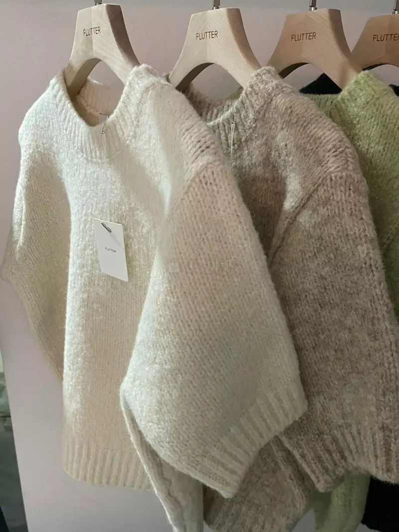 Flutter - Korean Women Fashion - #womensfashion - Morison Knit Tee - 3