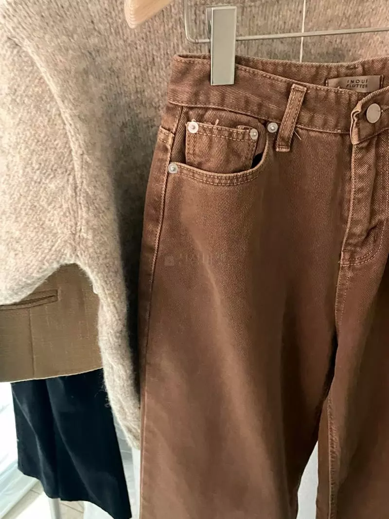 Flutter - Korean Women Fashion - #womensfashion - Dyeing Pants - 6