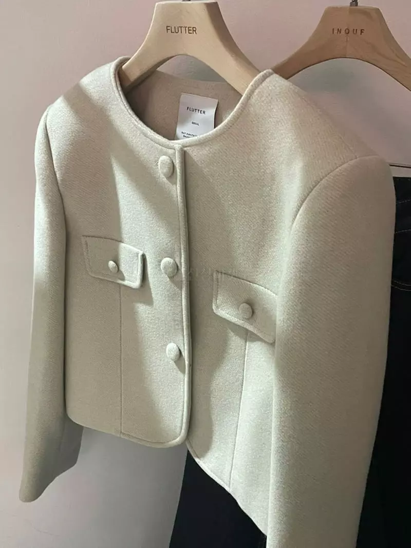 Flutter - Korean Women Fashion - #womensfashion - Round Jacket
