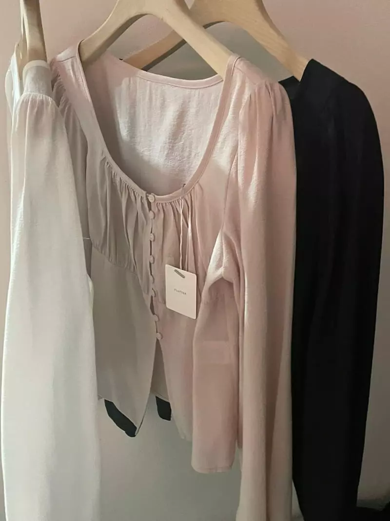 Flutter - Korean Women Fashion - #womensfashion - Mello Blouse - 2