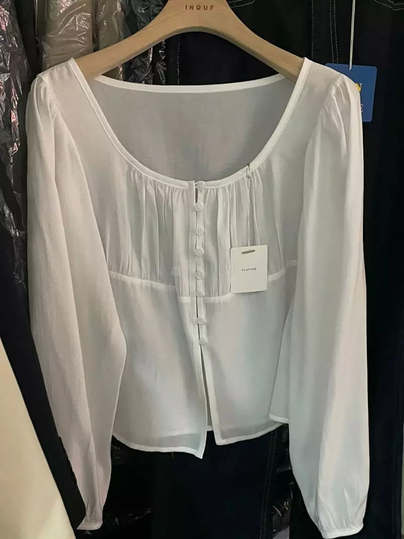 Flutter - Korean Women Fashion - #womensfashion - Mello Blouse - 6