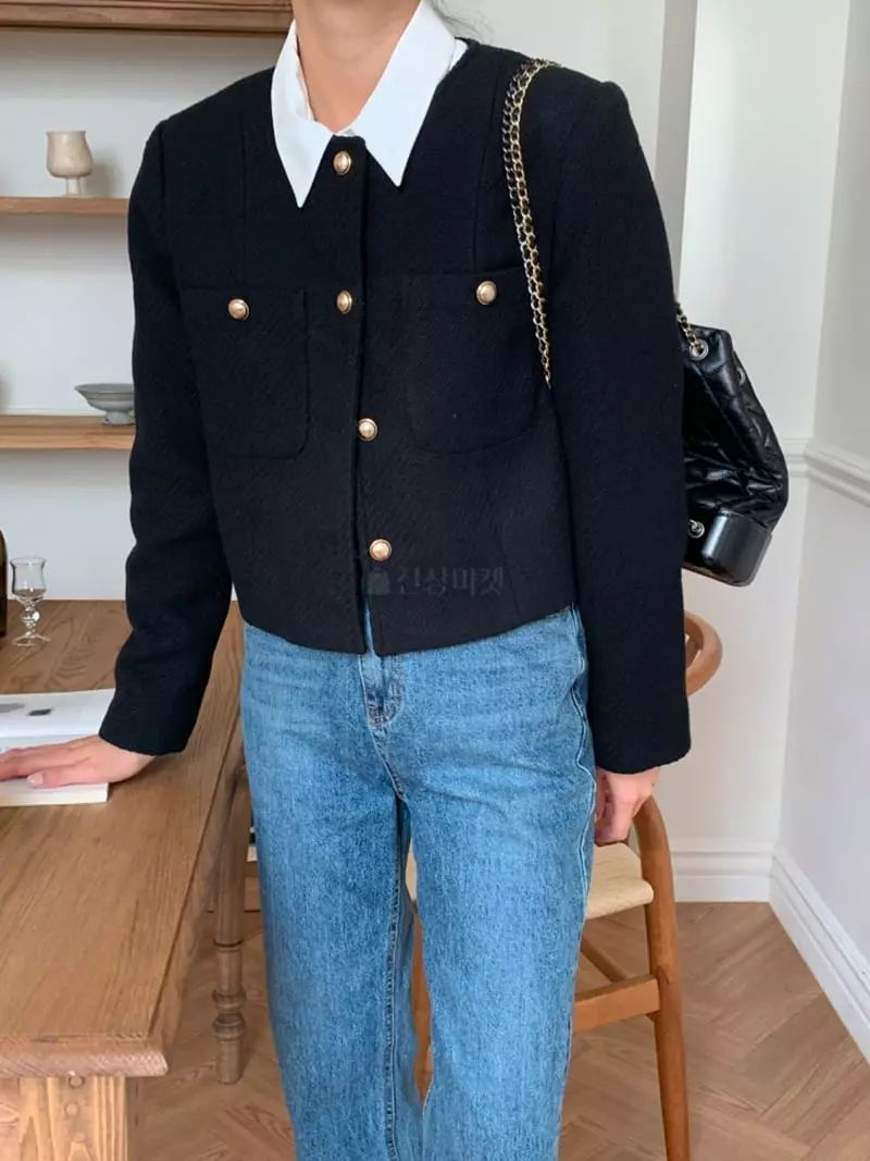 Flutter - Korean Women Fashion - #womensfashion - Signal Twid Jacket - 3