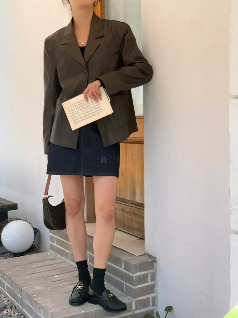 Flutter - Korean Women Fashion - #momslook - Bucket Leather Jacket - 4