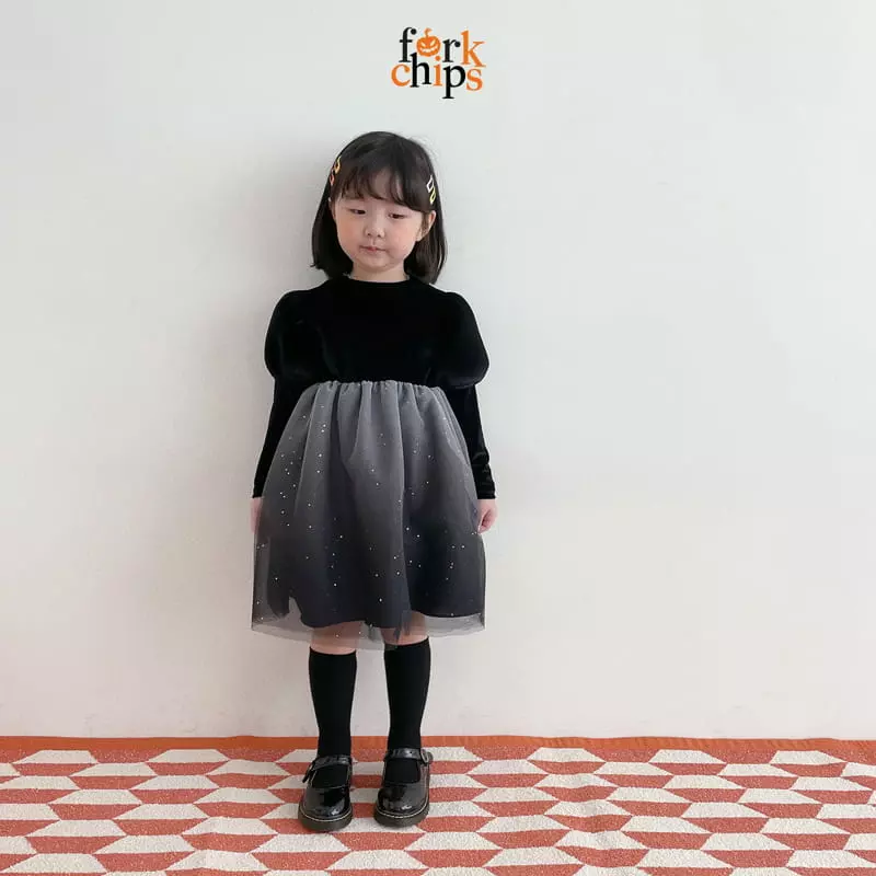 Fork Chips - Korean Children Fashion - #childofig - Wicth Kiki One-piece - 5