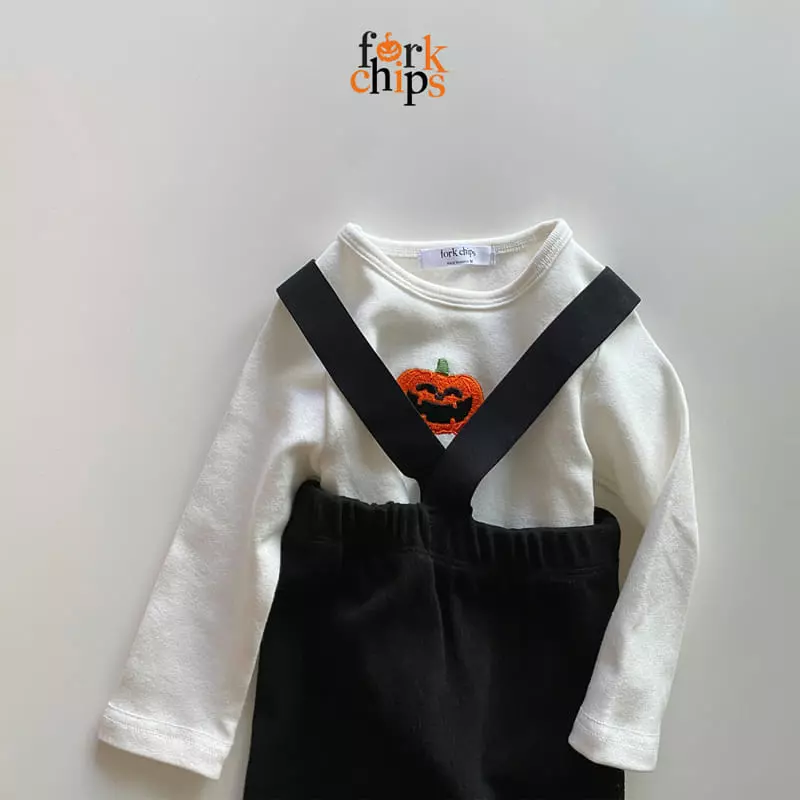 Fork Chips - Korean Children Fashion - #childofig - Hallooween Bebe Pumpkin Set - 3