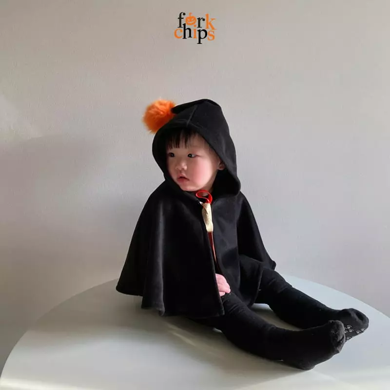 Fork Chips - Korean Children Fashion - #childrensboutique - Hallooween Cape - 7